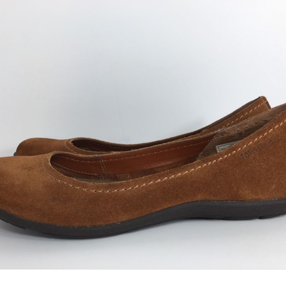 Merrell Avesso Suede Leather Slip On Ballet Flats